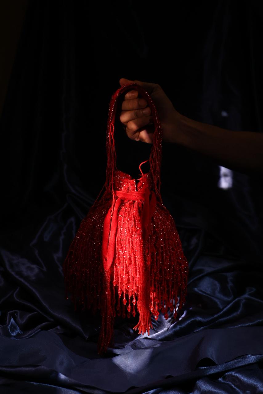 Red Crystal potli