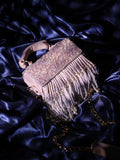 White crystal pearl Bags