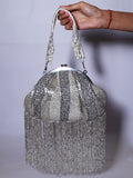 luxury hand-embroidered  clutch