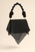 Metallic Beaded Evening Bag