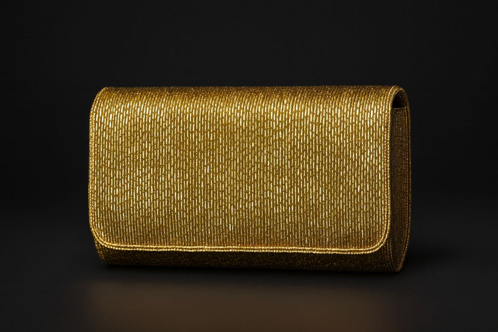 Golden Loom Clutch