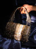 Minara silver gold clutch