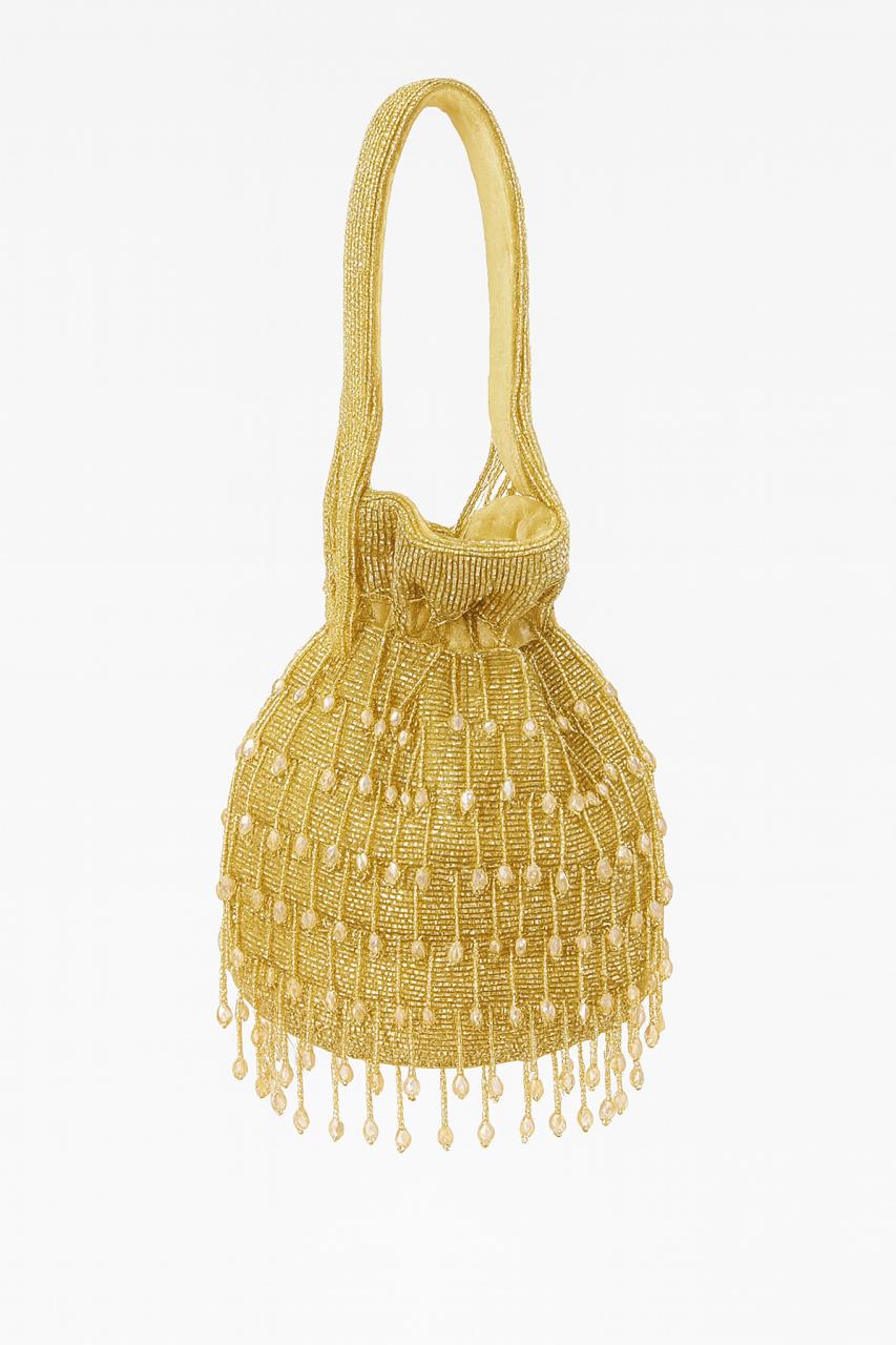 BEADED HANDWORK POTLI