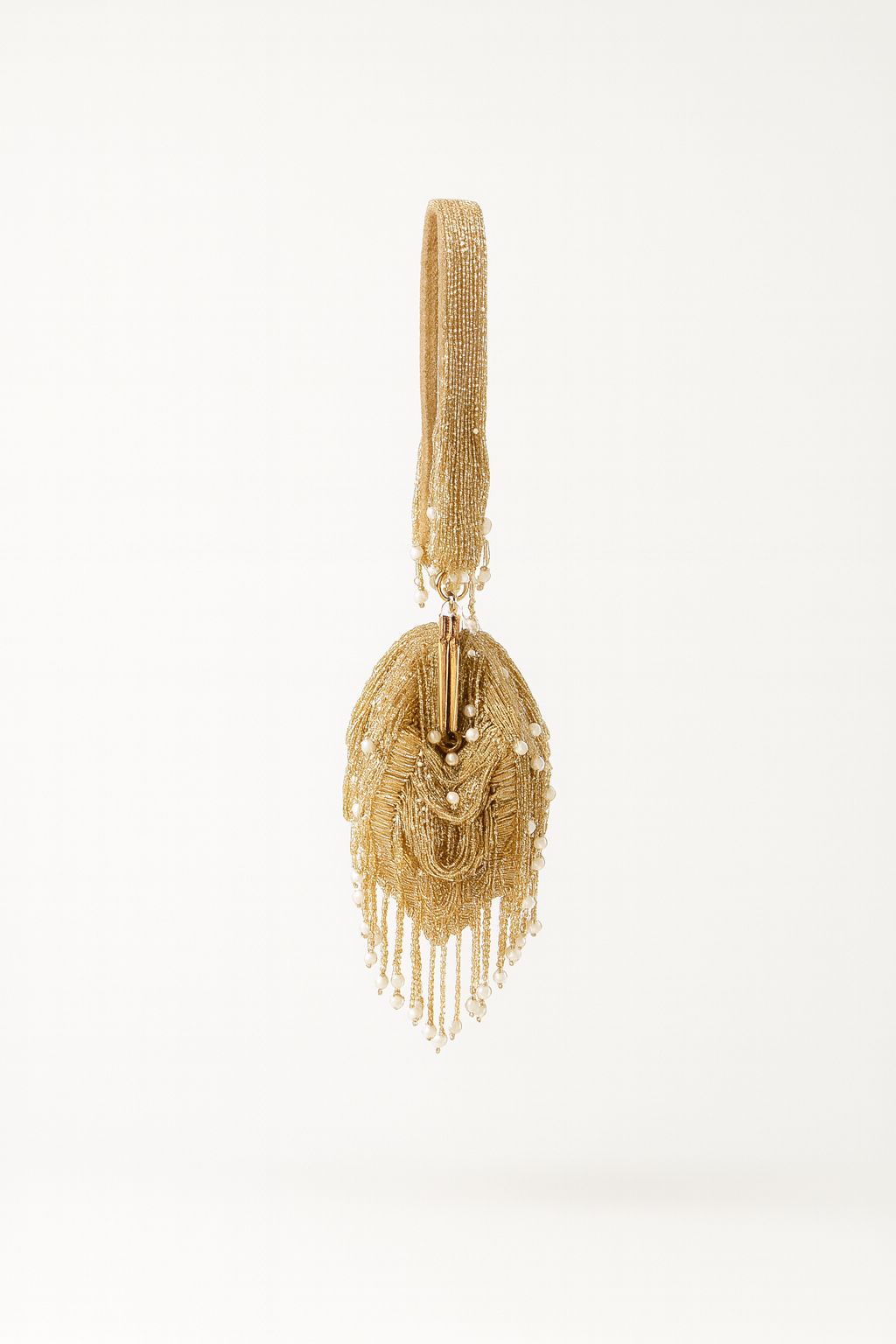 Peral Tassel Clutch