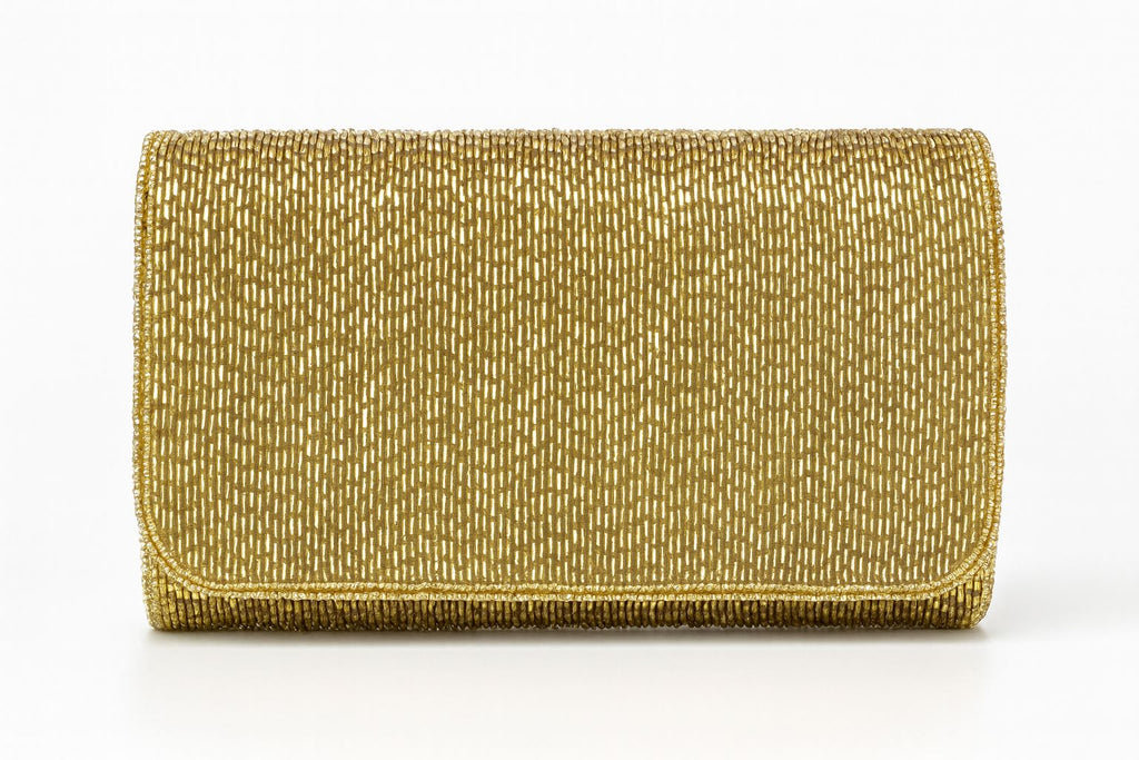 Golden Loom Clutch