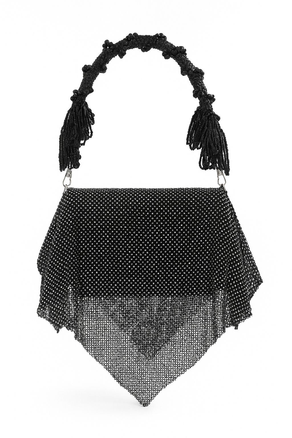 Metallic Beaded Evening Bag