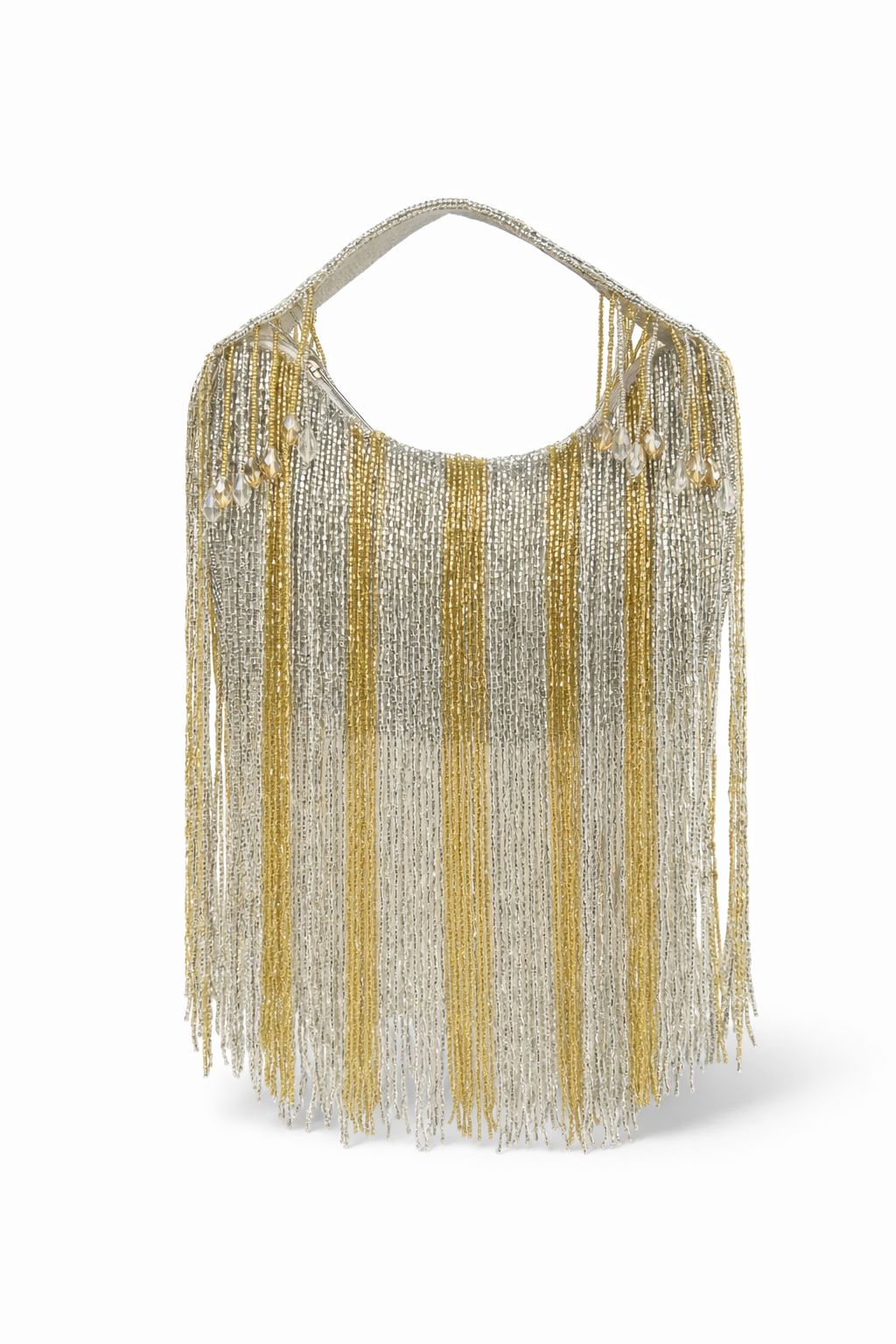 Silver & Gold fringe bag