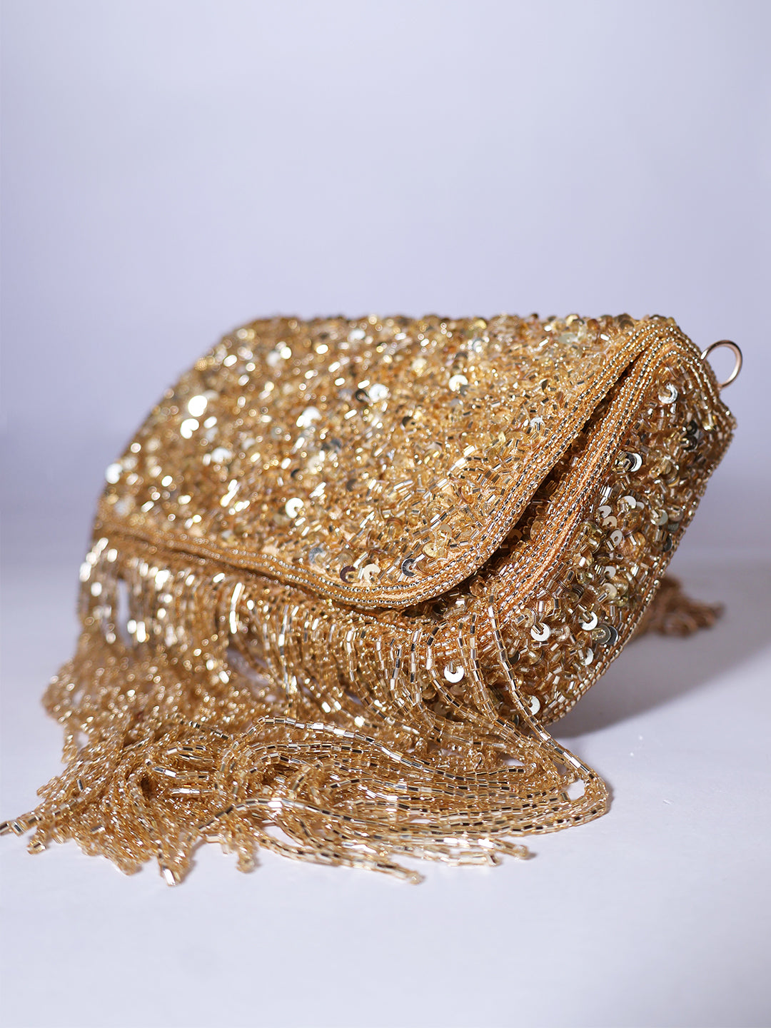 Golden Cascade Clutch