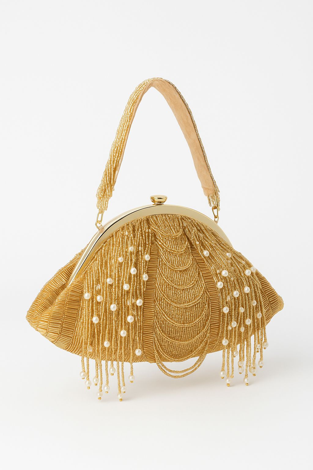 Peral Tassel Clutch