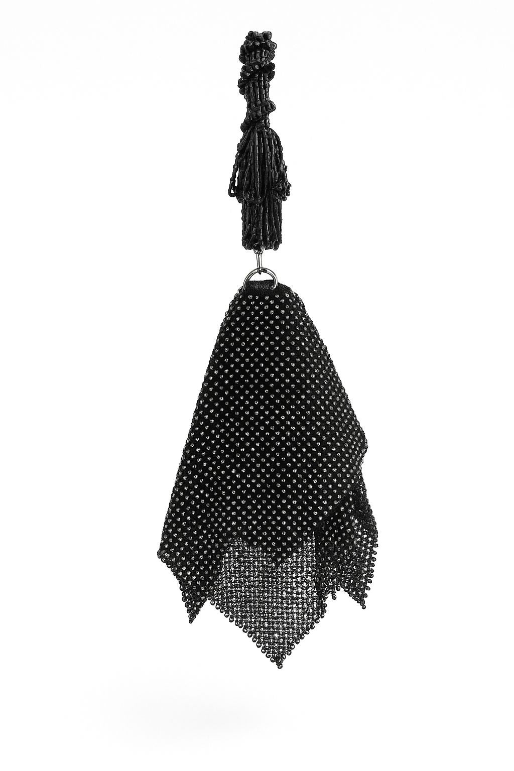 Metallic Beaded Evening Bag