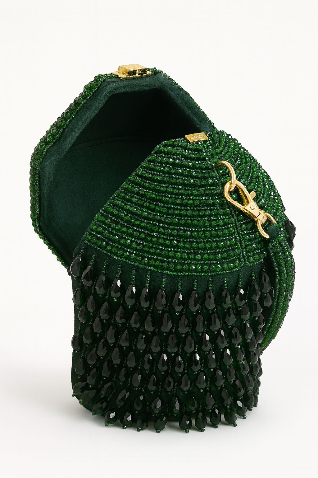 Beaded Cylinder Potil bag