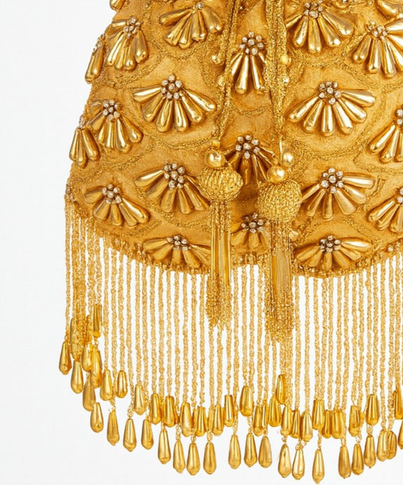 ultra-luxury pearl-embellished potli bag