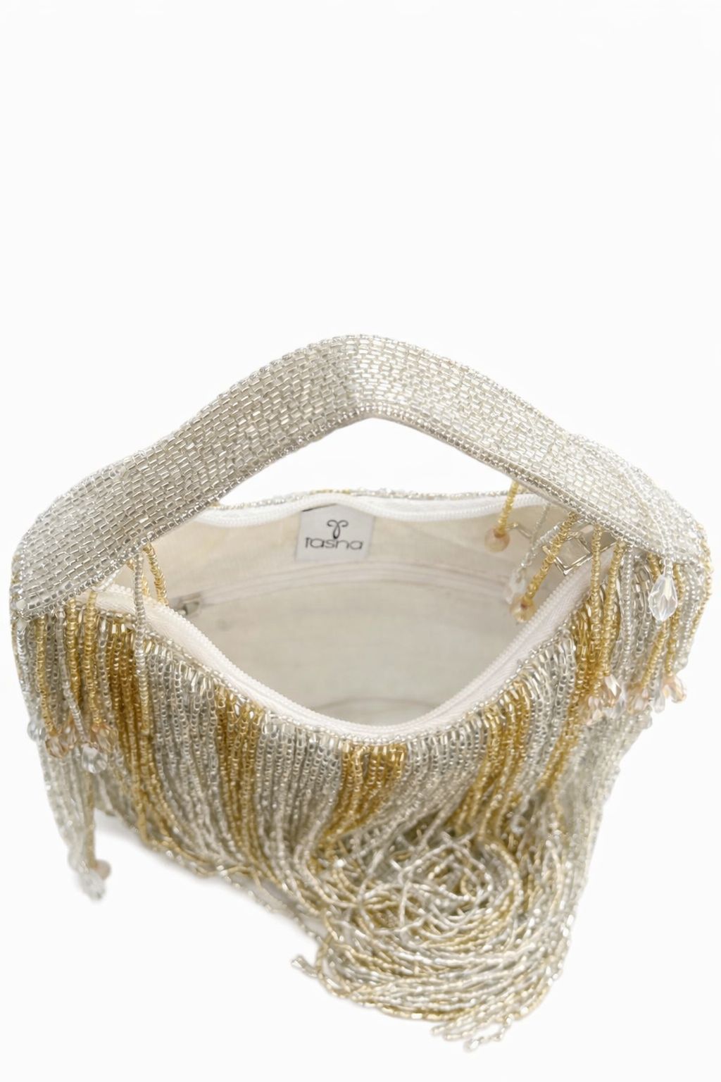 Silver & Gold fringe bag