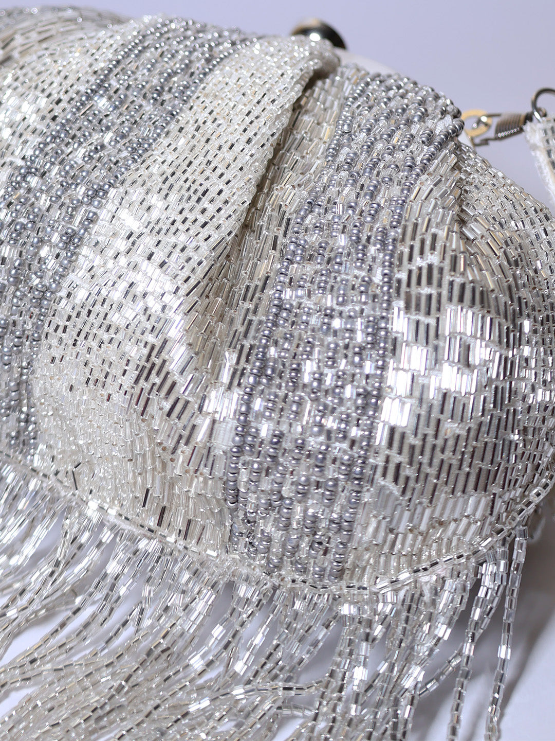 luxury hand-embroidered  clutch