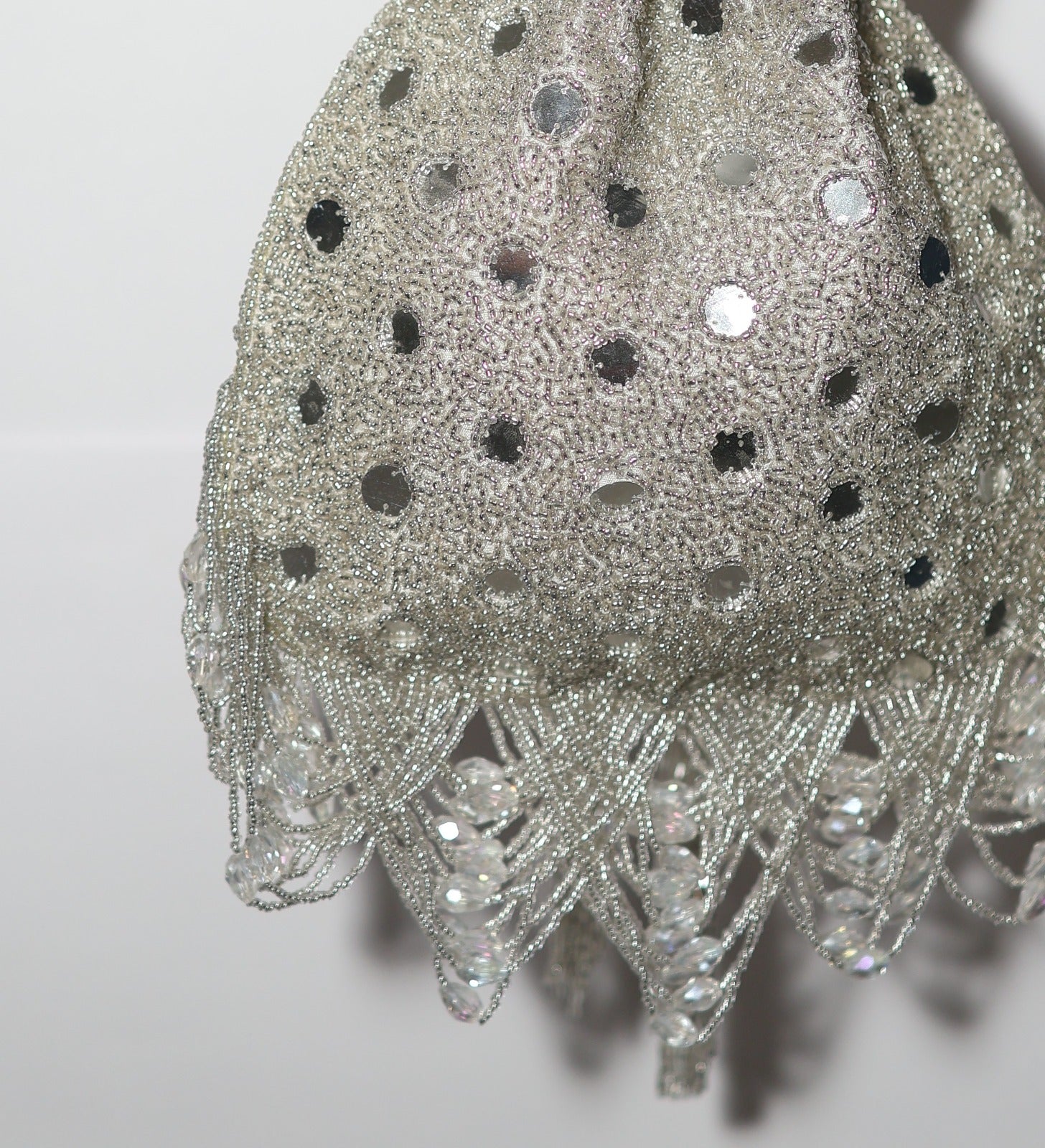 Shisha silver potli bag