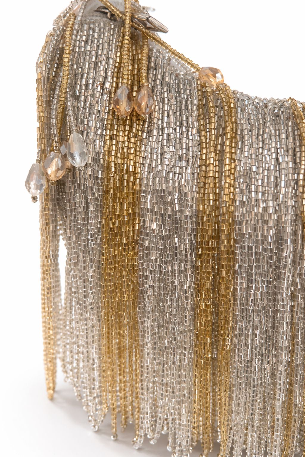 Silver & Gold fringe bag