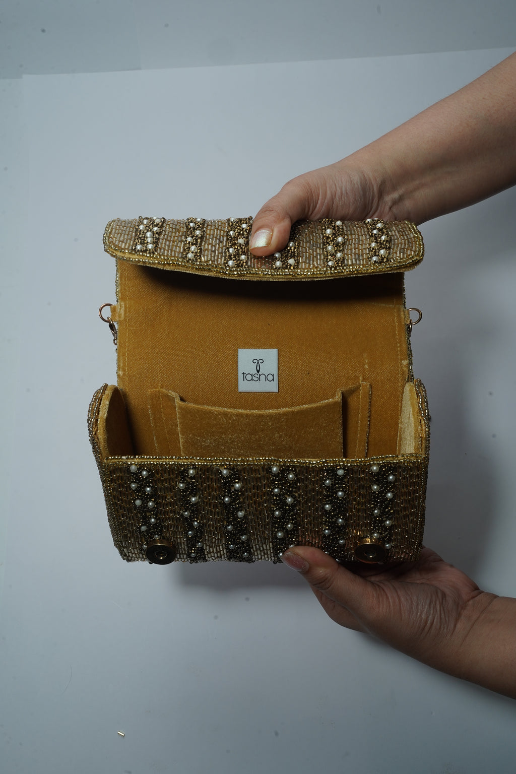 Gilded Night Envelope Clutch