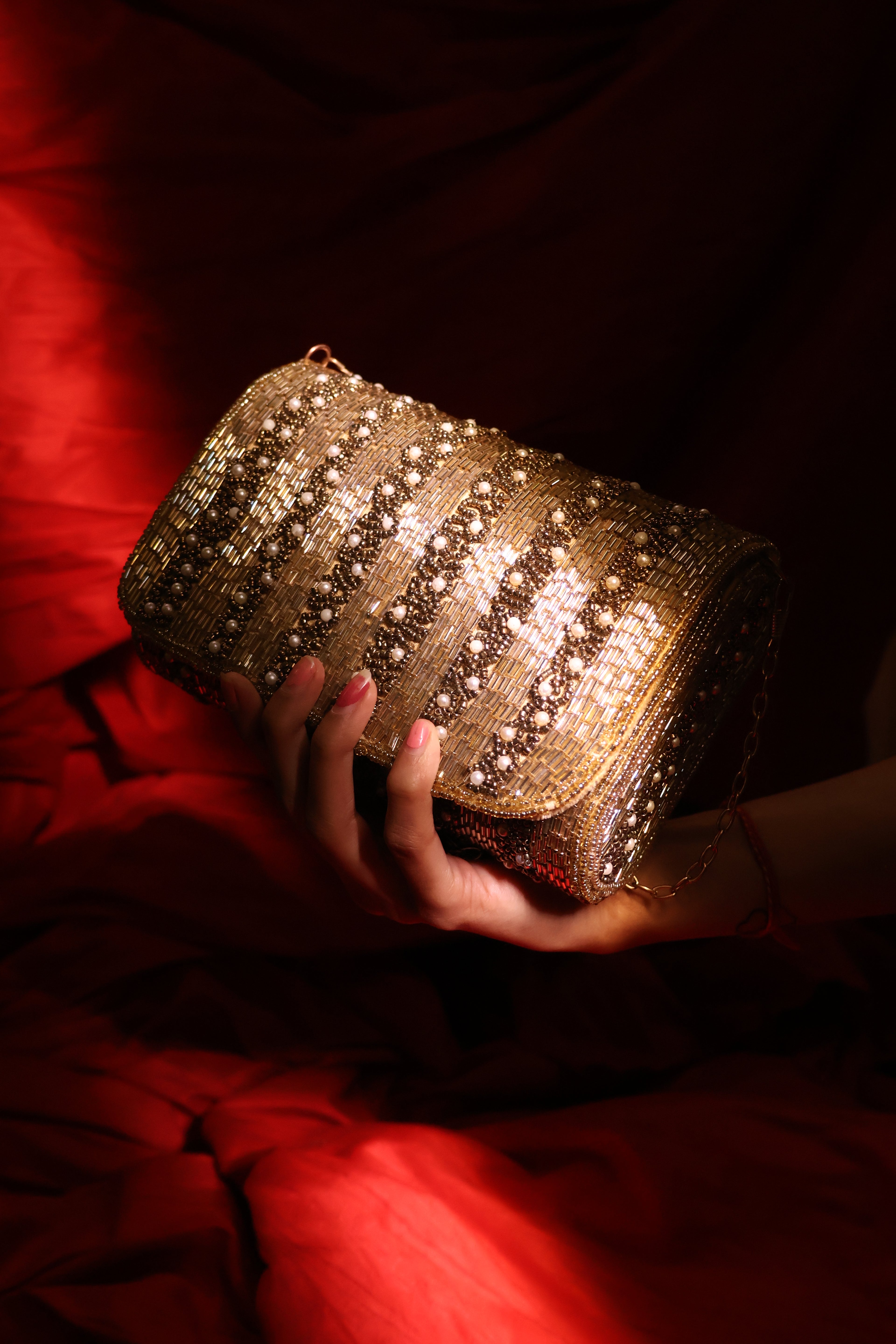 Luxe Bandhini Clutch