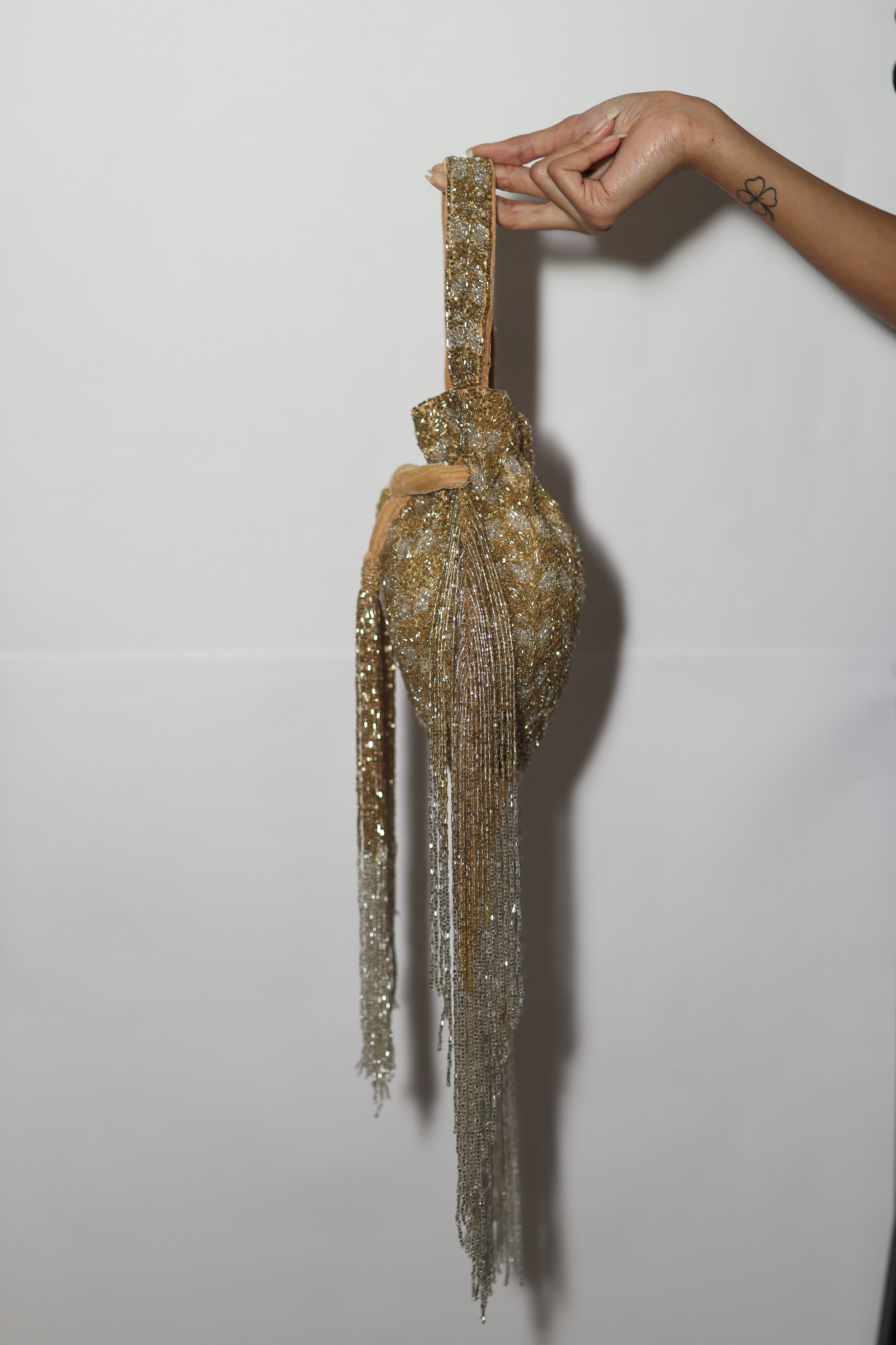 Mehfil gold Fringe