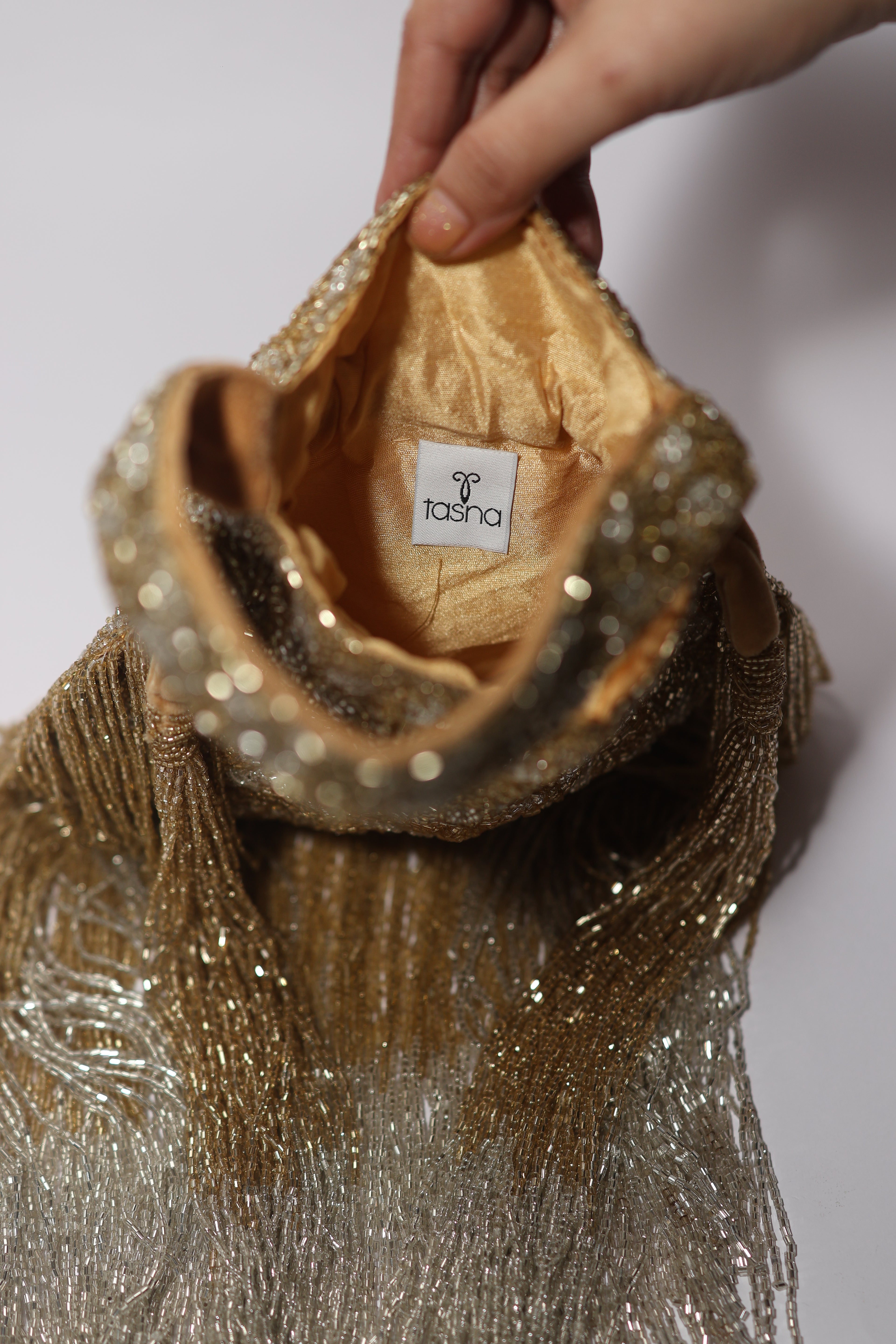 Mehfil gold Fringe